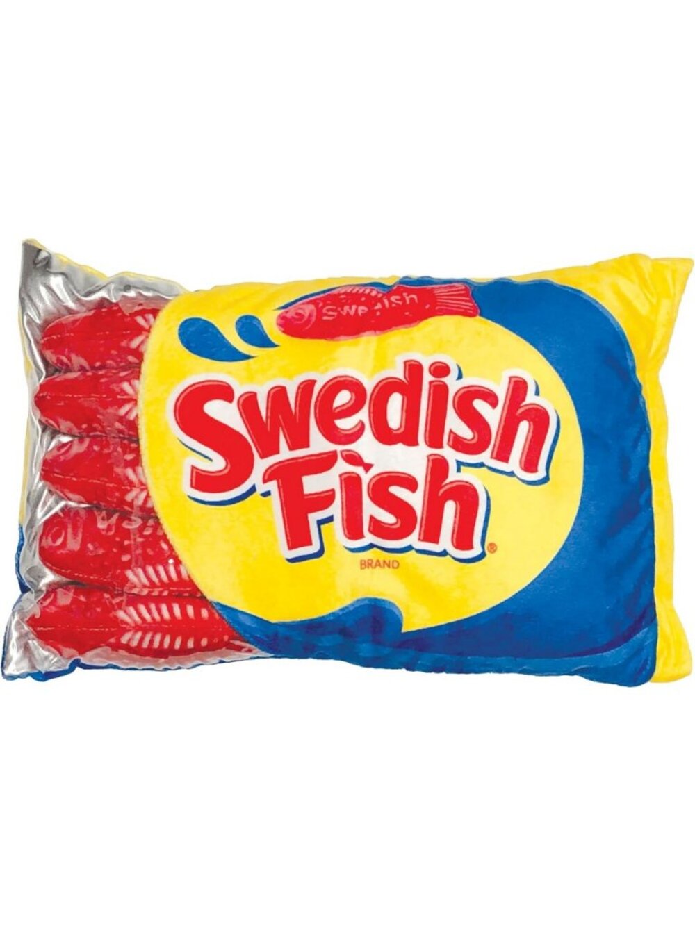 Swedish Fish Decorative Pillow Set - Soft Fleece, 6-Pc, Fun Home Decor